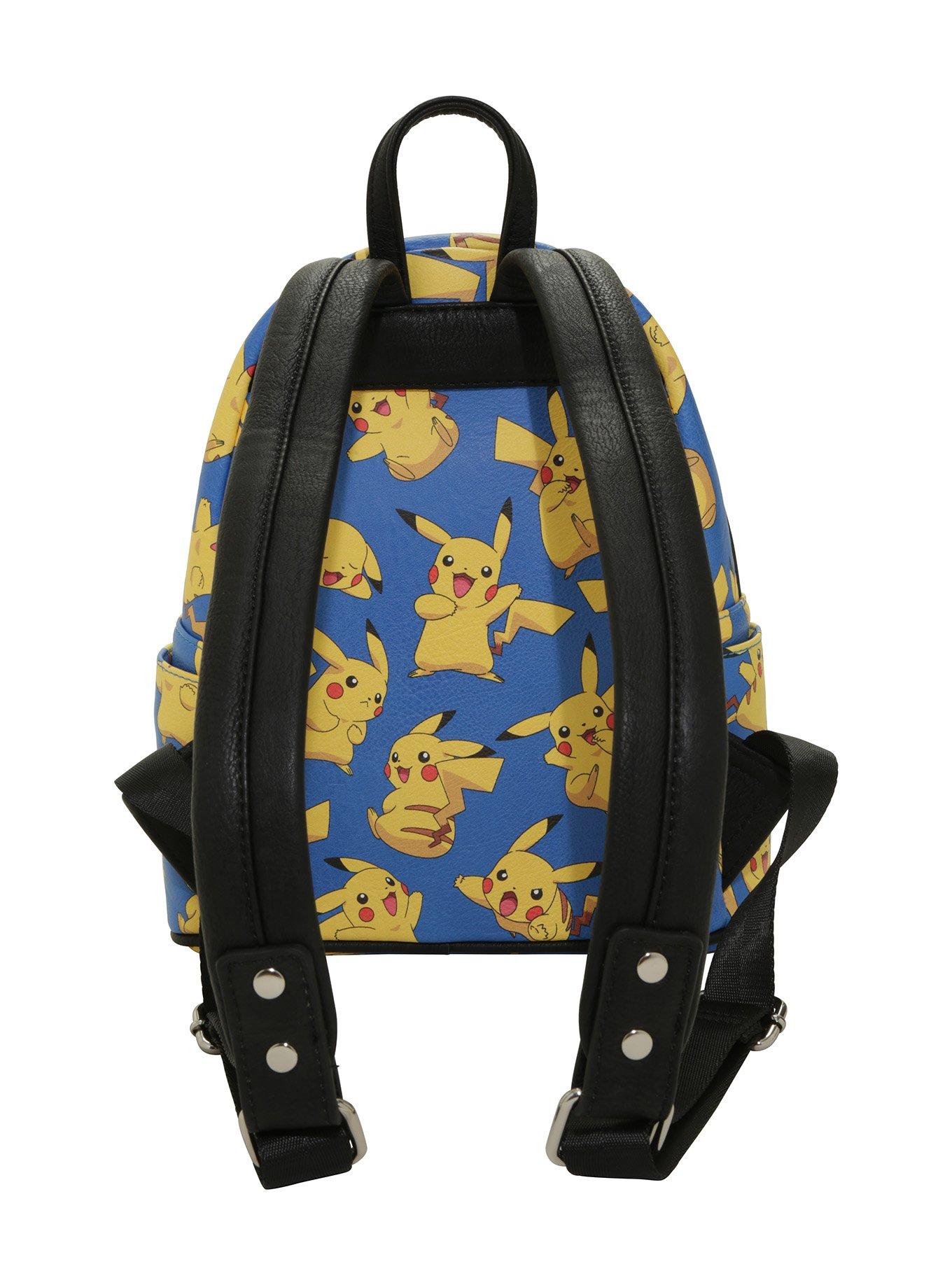 Loungefly Pokemon Pikachu Allover Print Mini Backpack, , alternate
