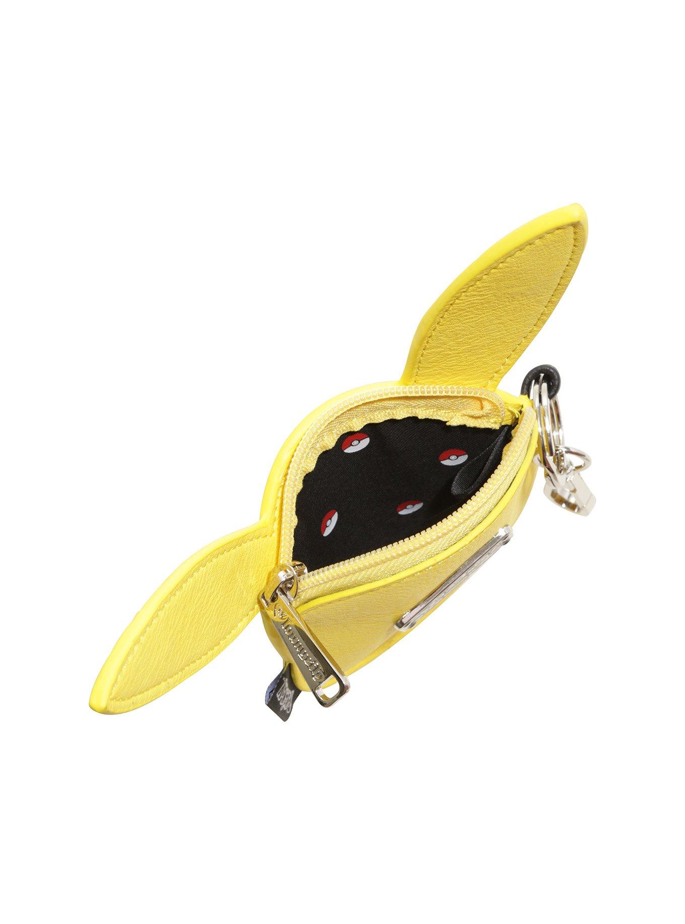 Loungefly Pokemon Pikachu Face Coin Purse, , alternate