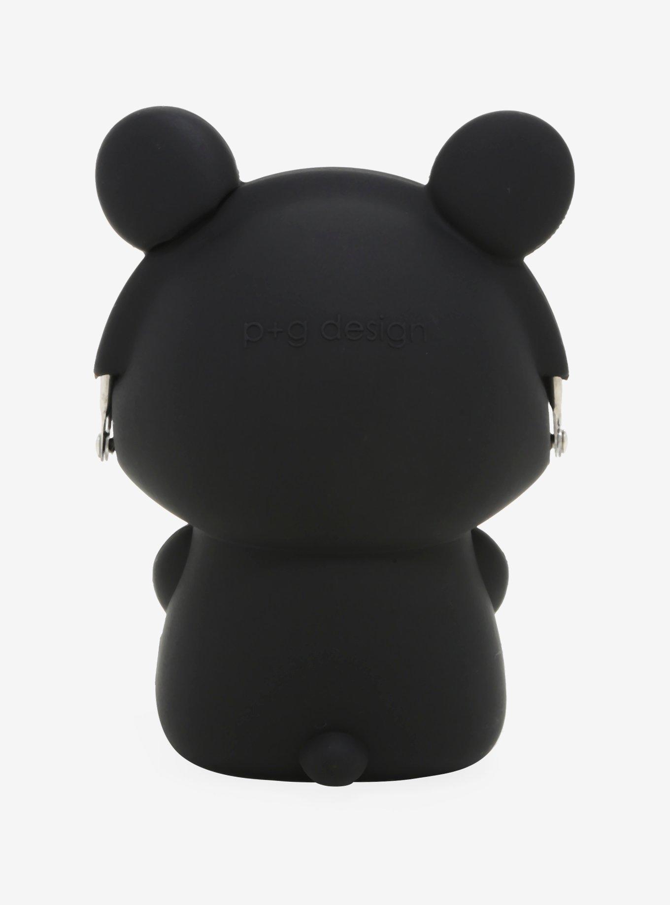 P+G Design 3D Pochi Friends Bear Black Bear Kisslock Coin Purse, , alternate