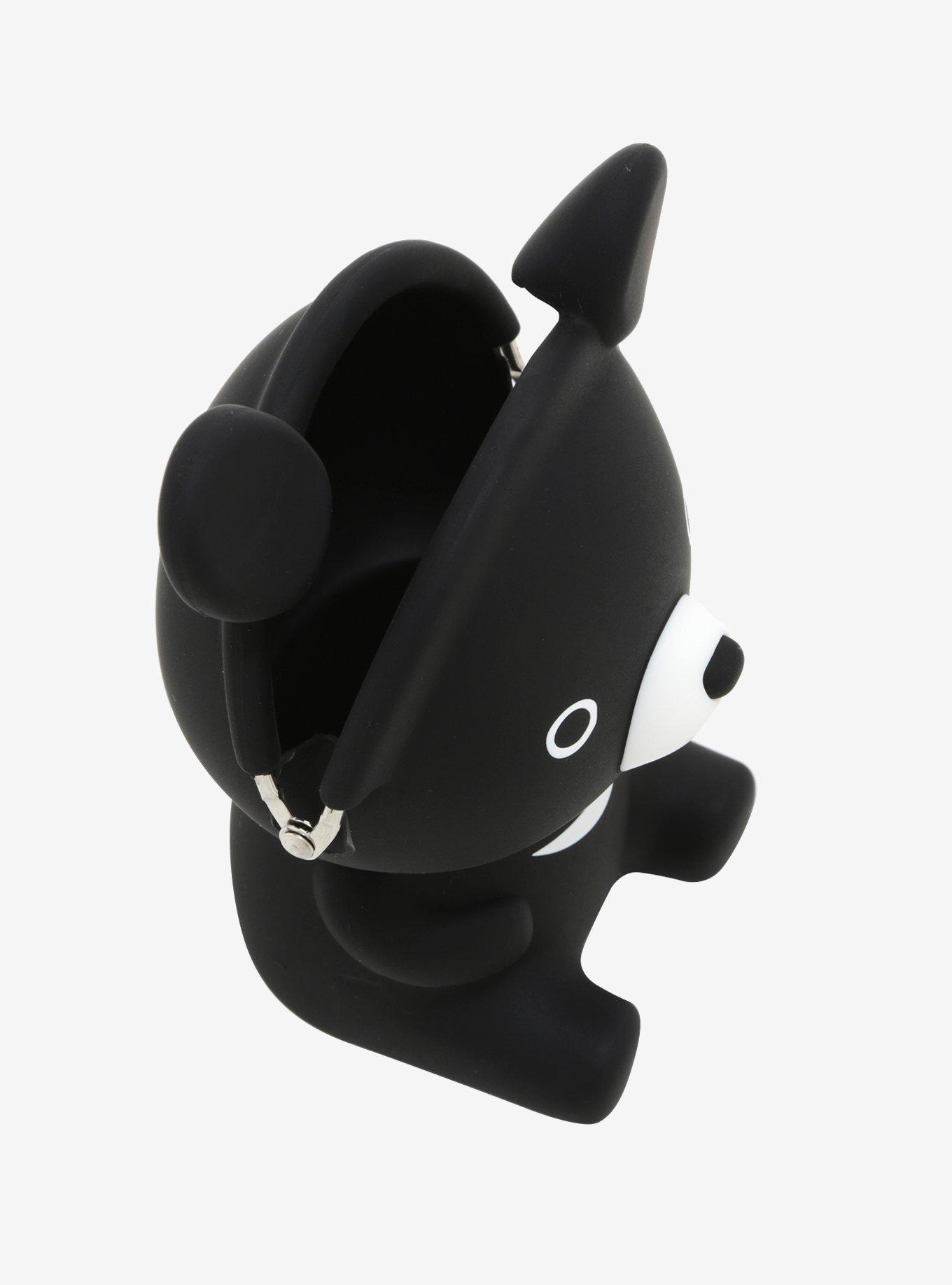 P+G Design 3D Pochi Friends Bear Black Bear Kisslock Coin Purse, , alternate
