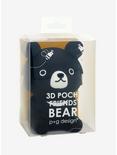 P+G Design 3D Pochi Friends Bear Black Bear Kisslock Coin Purse, , alternate