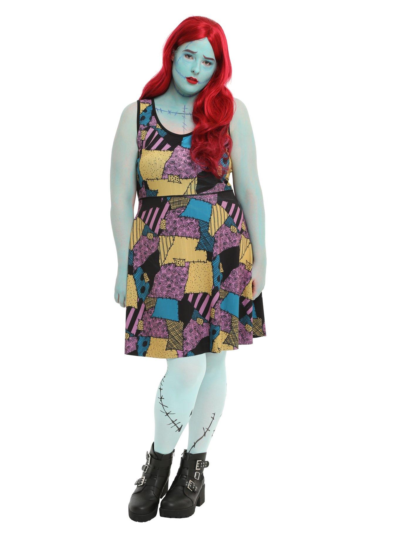 The Nightmare Before Christmas Jack & Sally Reversible Dress Plus Size, , alternate