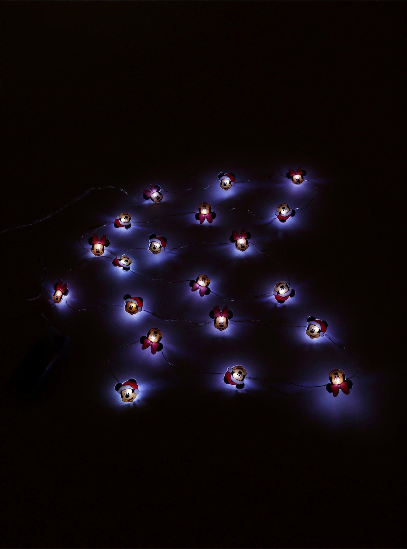 Disney Mickey Mouse And Minnie Mouse Holiday String Lights, , alternate