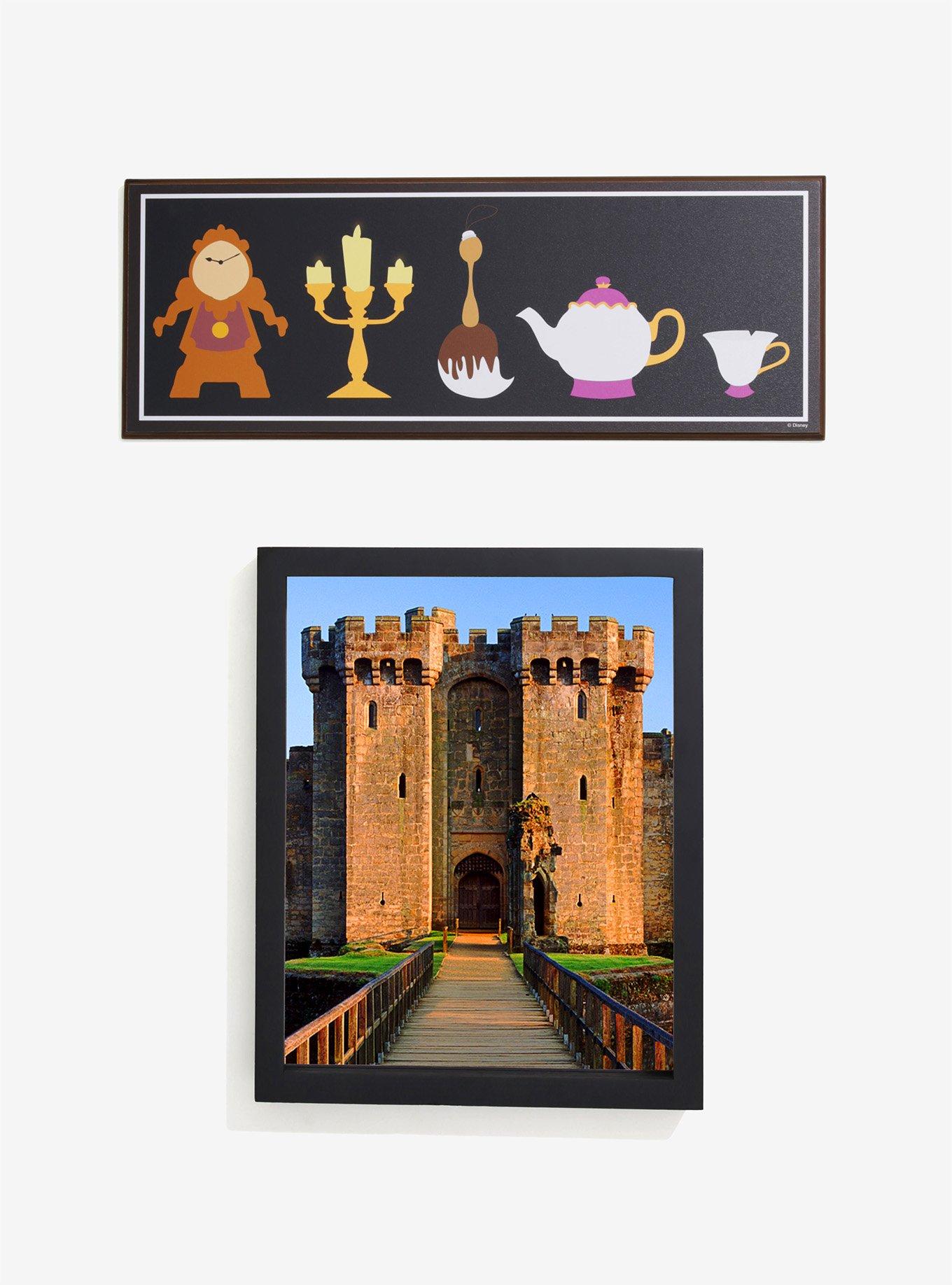 Disney Beauty And The Beast Silhouette Wall Art, , alternate