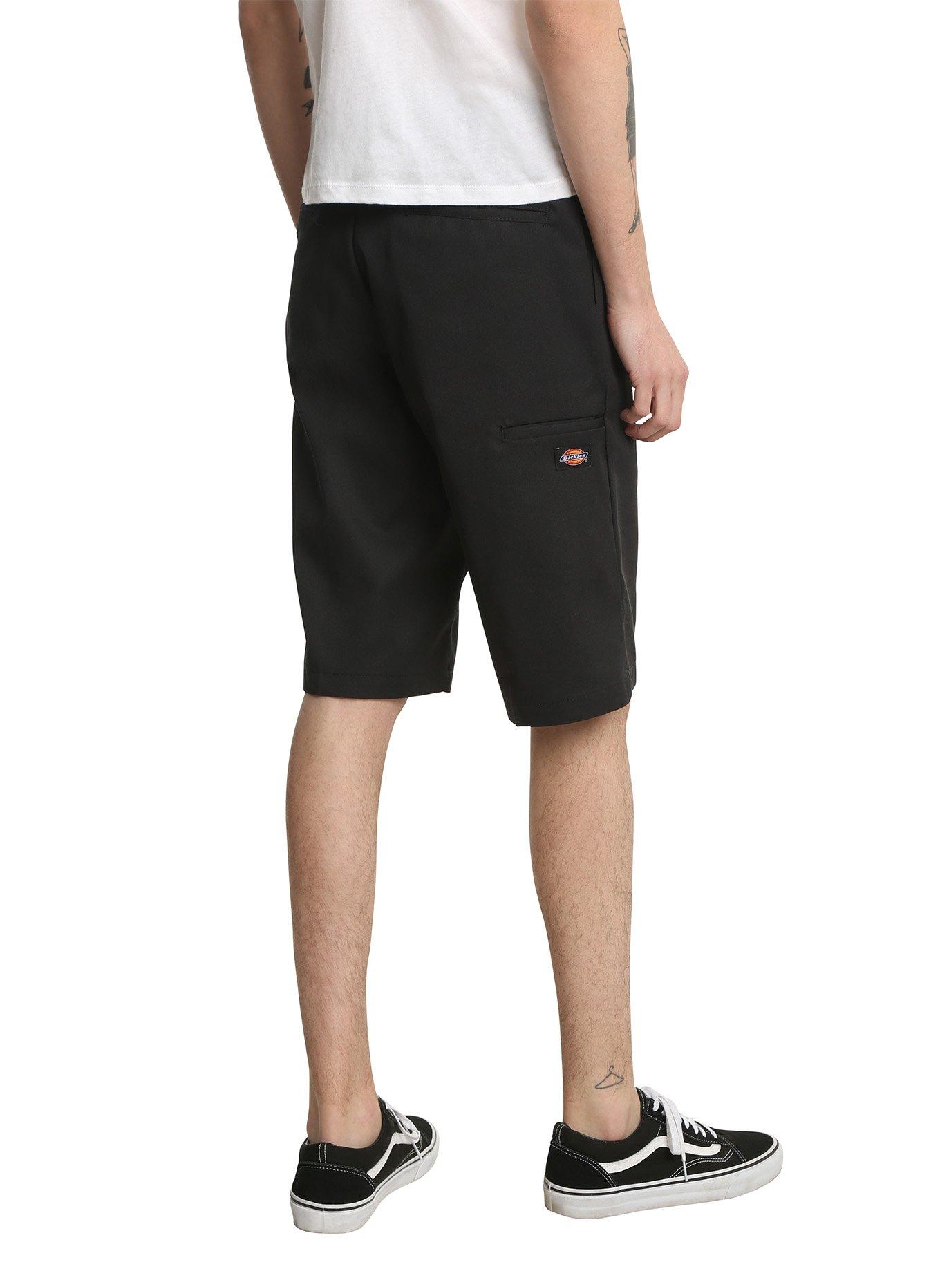 Dickies Black Relaxed Fit Shorts, , alternate