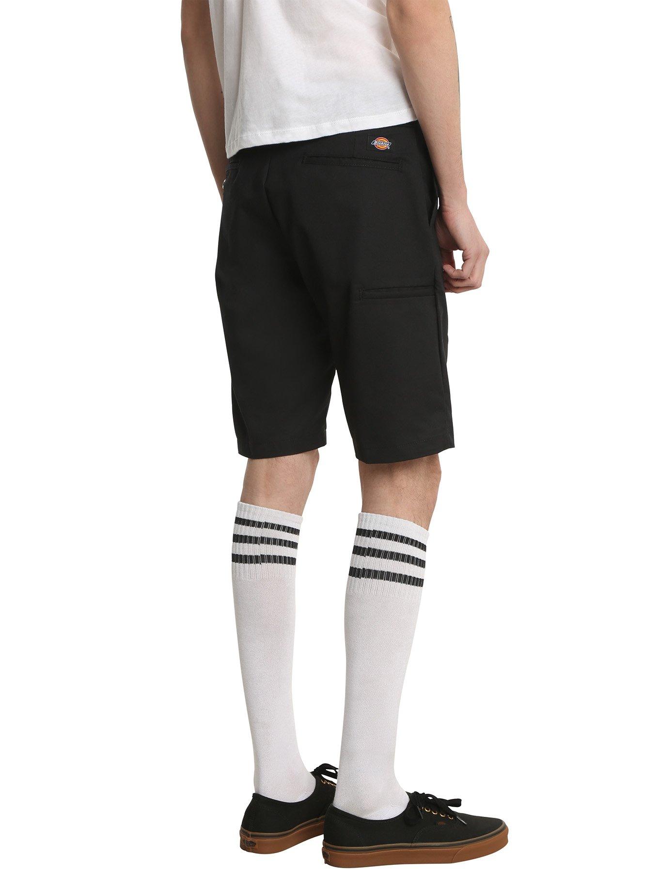 Dickies Black Slim Shorts, , alternate