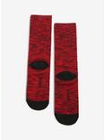 Marvel Deadpool Embroidered Crew Socks, , alternate
