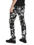 XXX RUDE Black & White Galaxy Tie Dye Skinny Jeans, , alternate