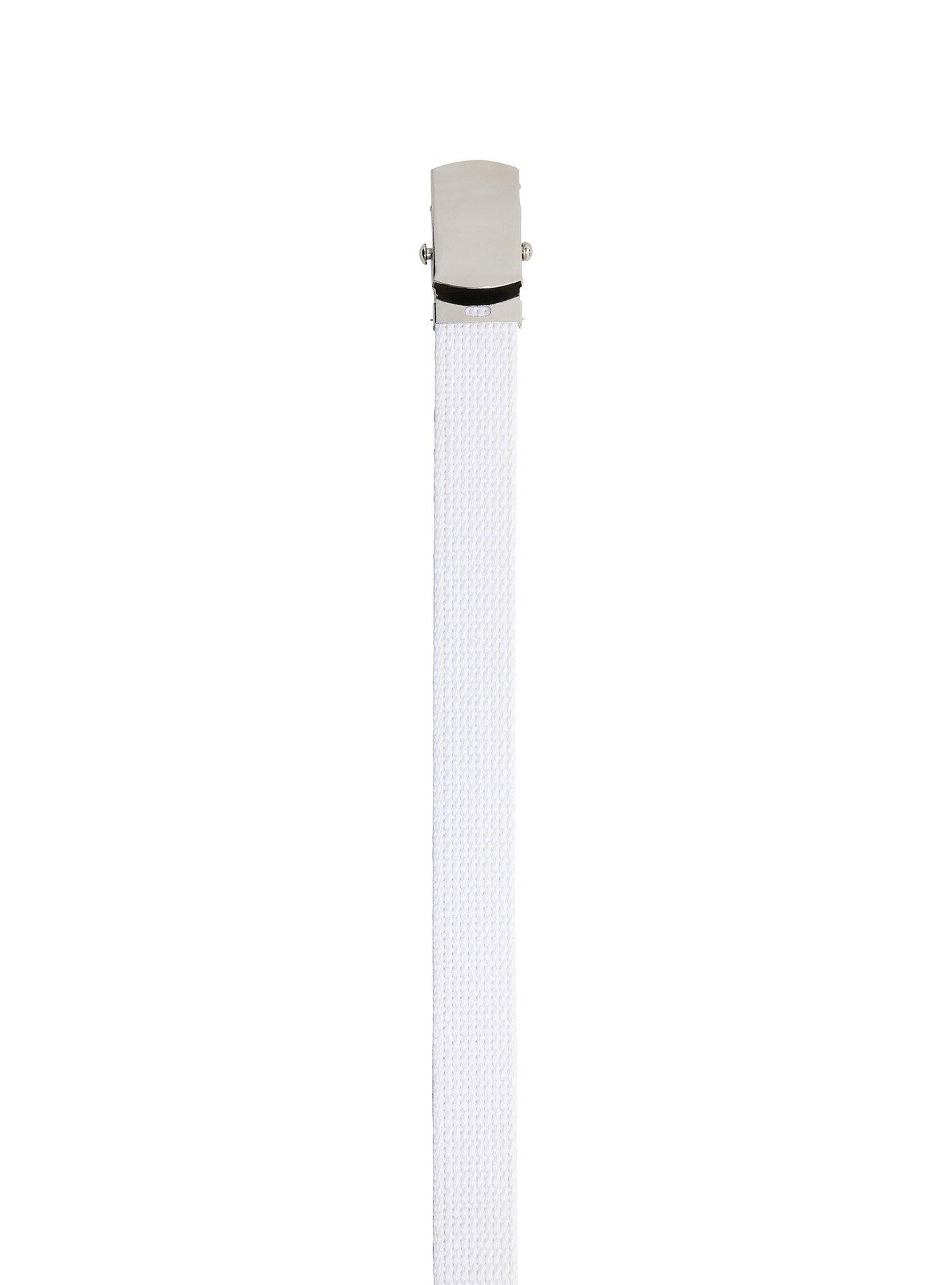 White Web Belt, , alternate