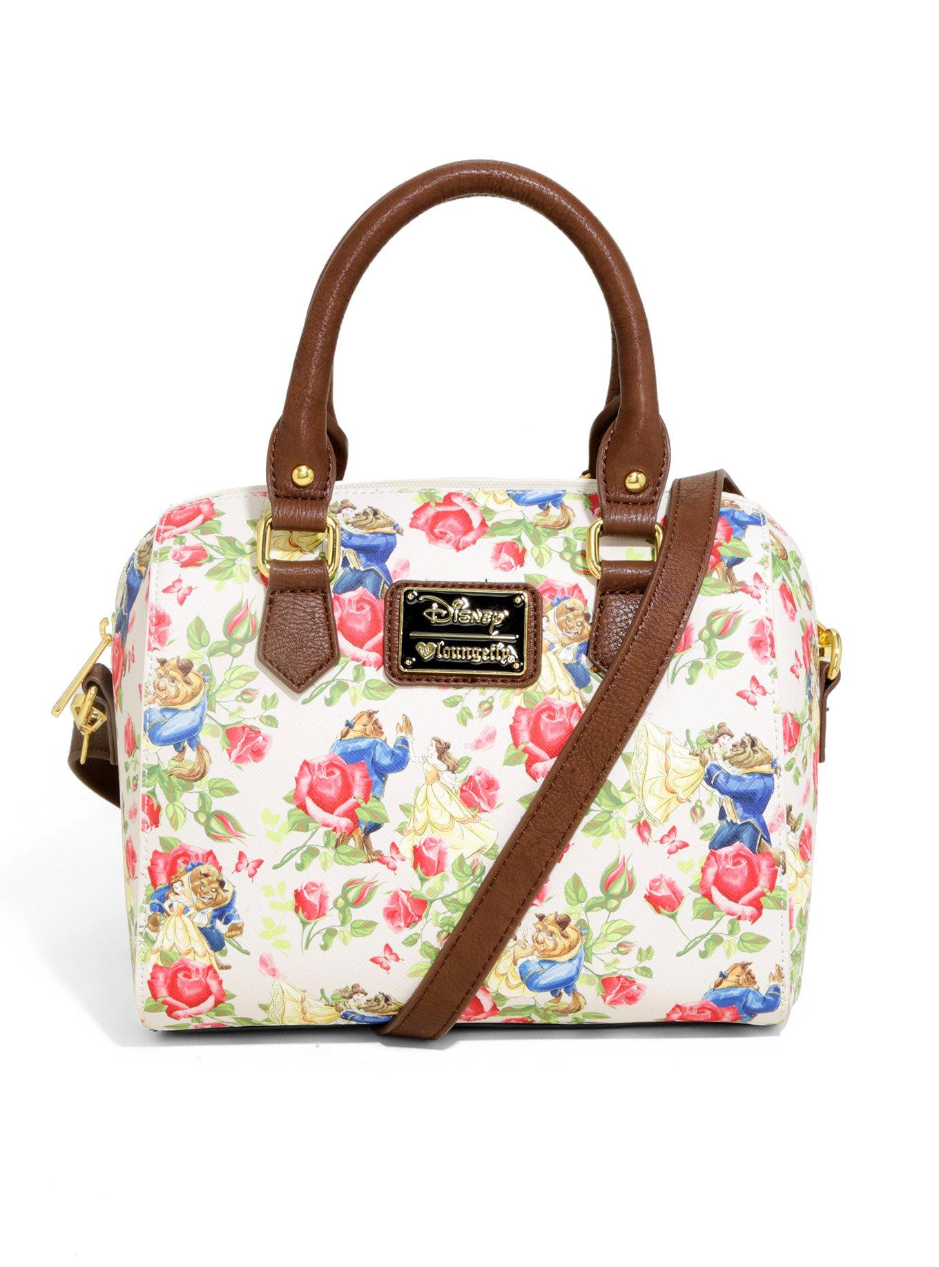 Loungefly Disney Beauty And The Beast Dancing Floral Barrel Bag - BoxLunch Exclusive, , alternate