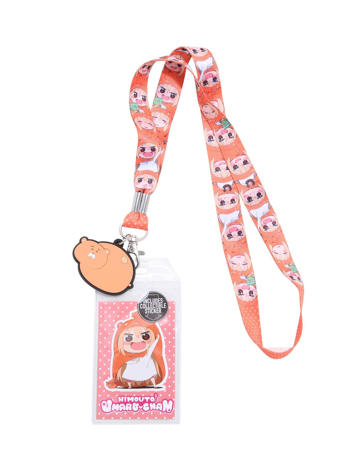 Himouto Umaru-Chan Emotion Montage Hamster Lanyard, , alternate