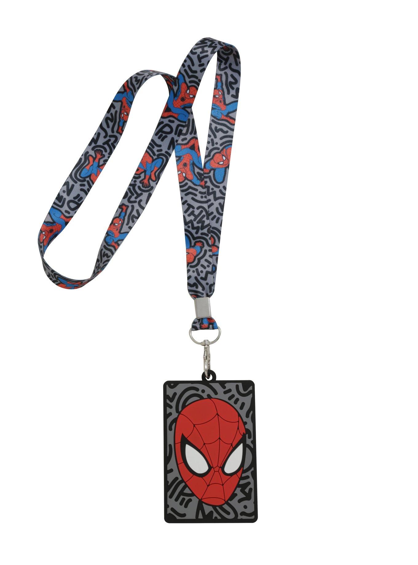 Marvel Spider-Man Doodle Silicone ID Lanyard, , alternate