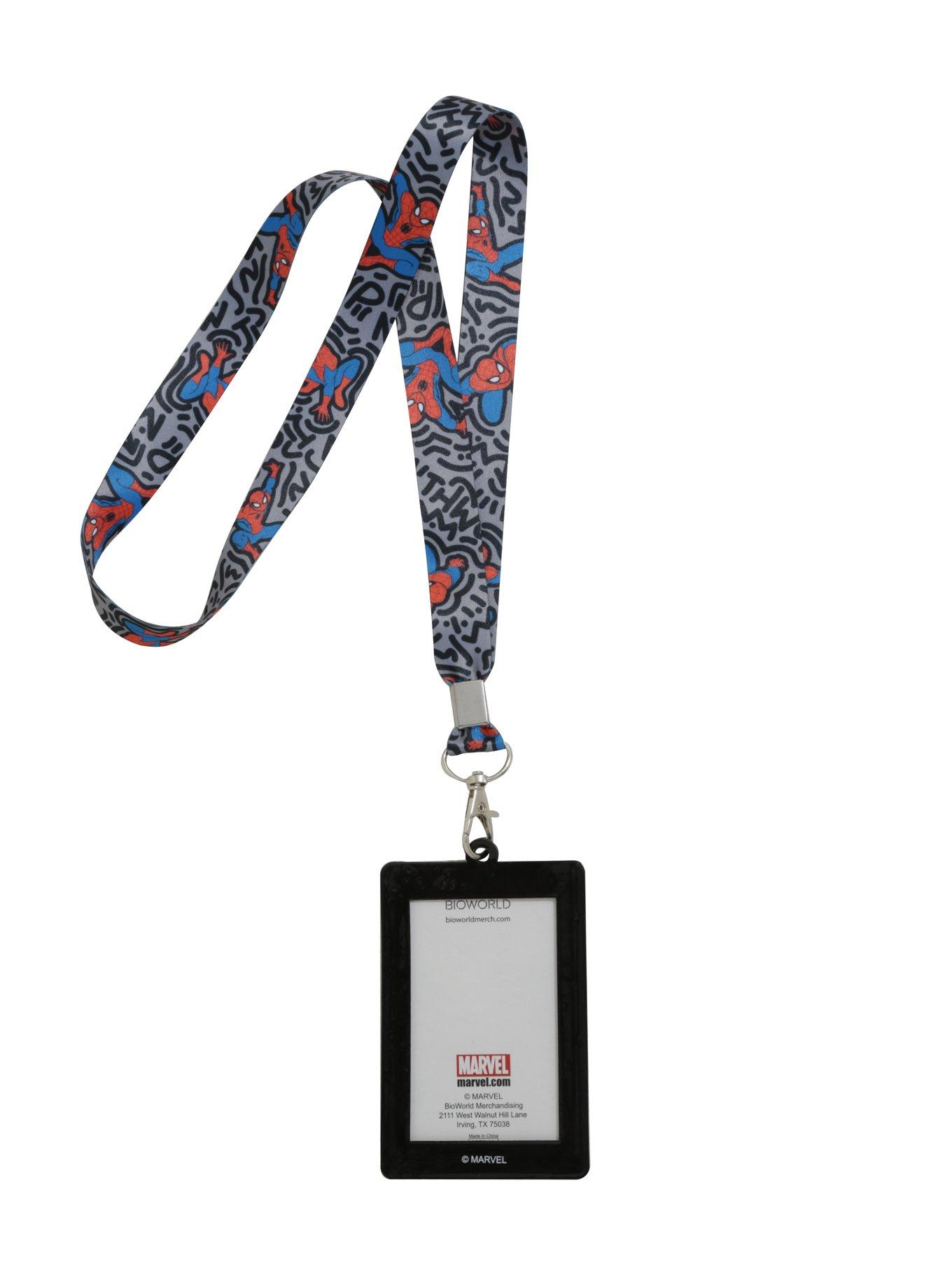 Marvel Spider-Man Doodle Silicone ID Lanyard, , alternate