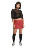 Red Zipper Skirt, , alternate