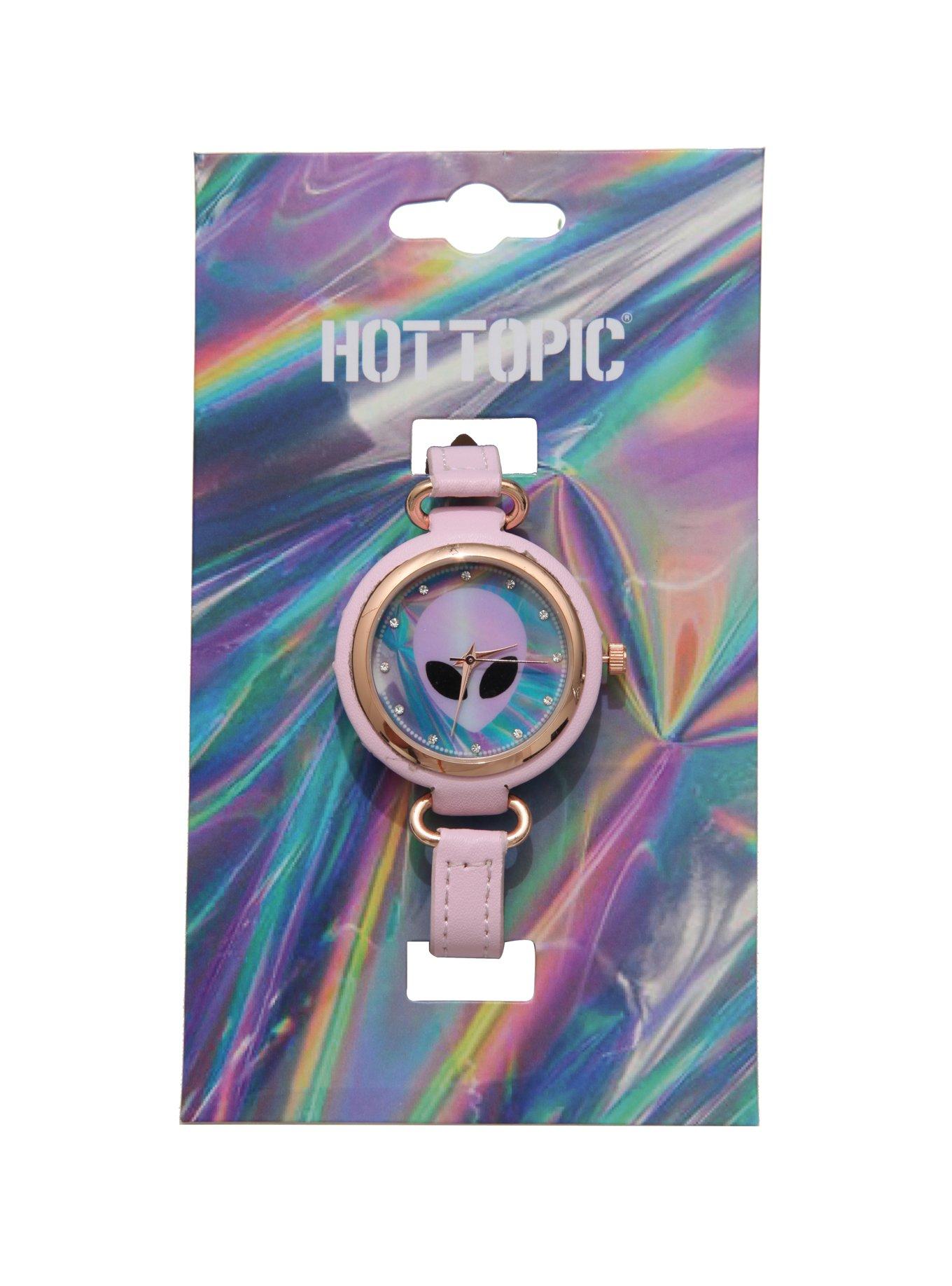 Pink Alien Rose Gold Watch, , alternate