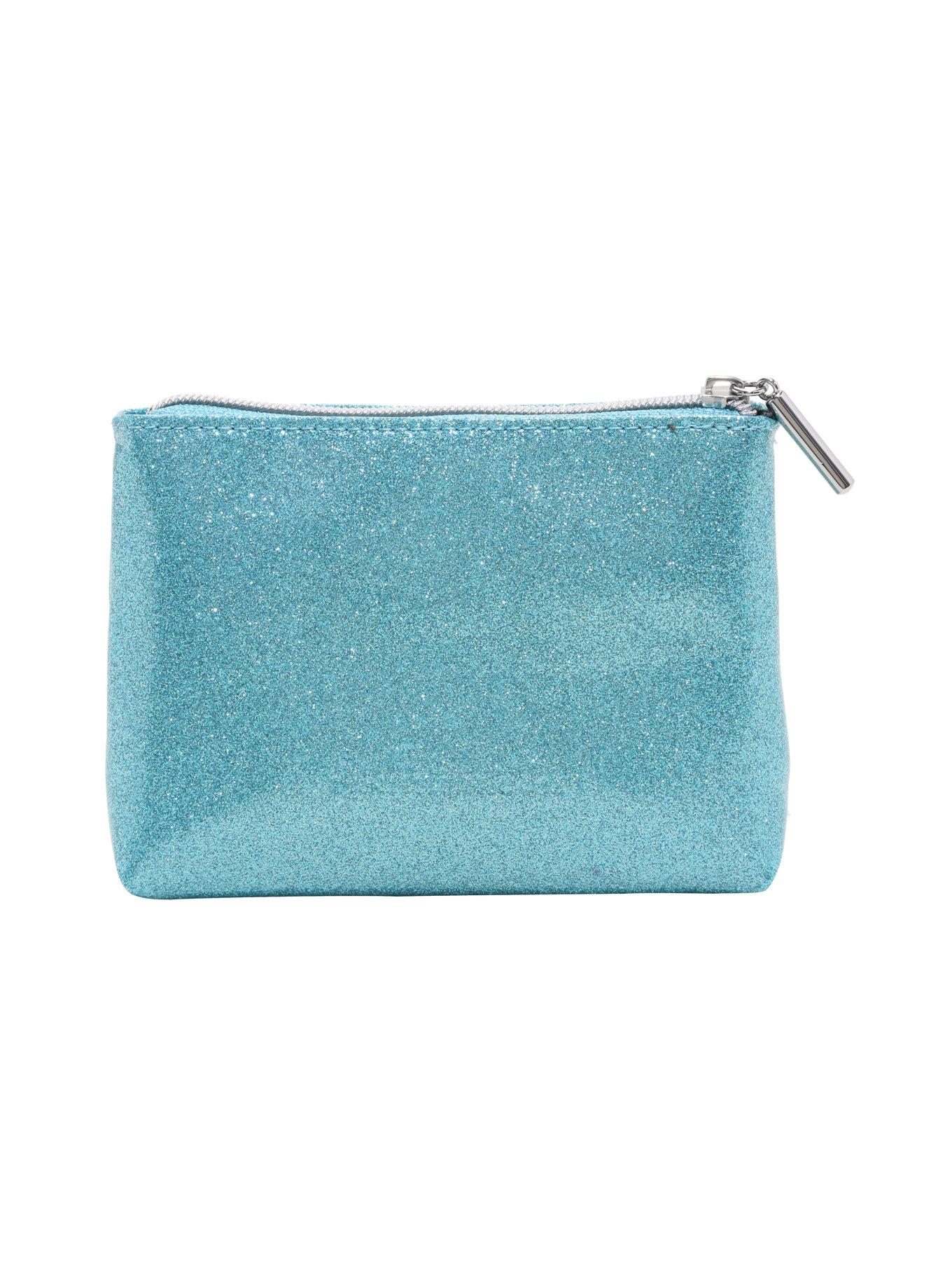 Danielle Nicole Disney The Little Mermaid Ariel Glitter Makeup Bag, , alternate