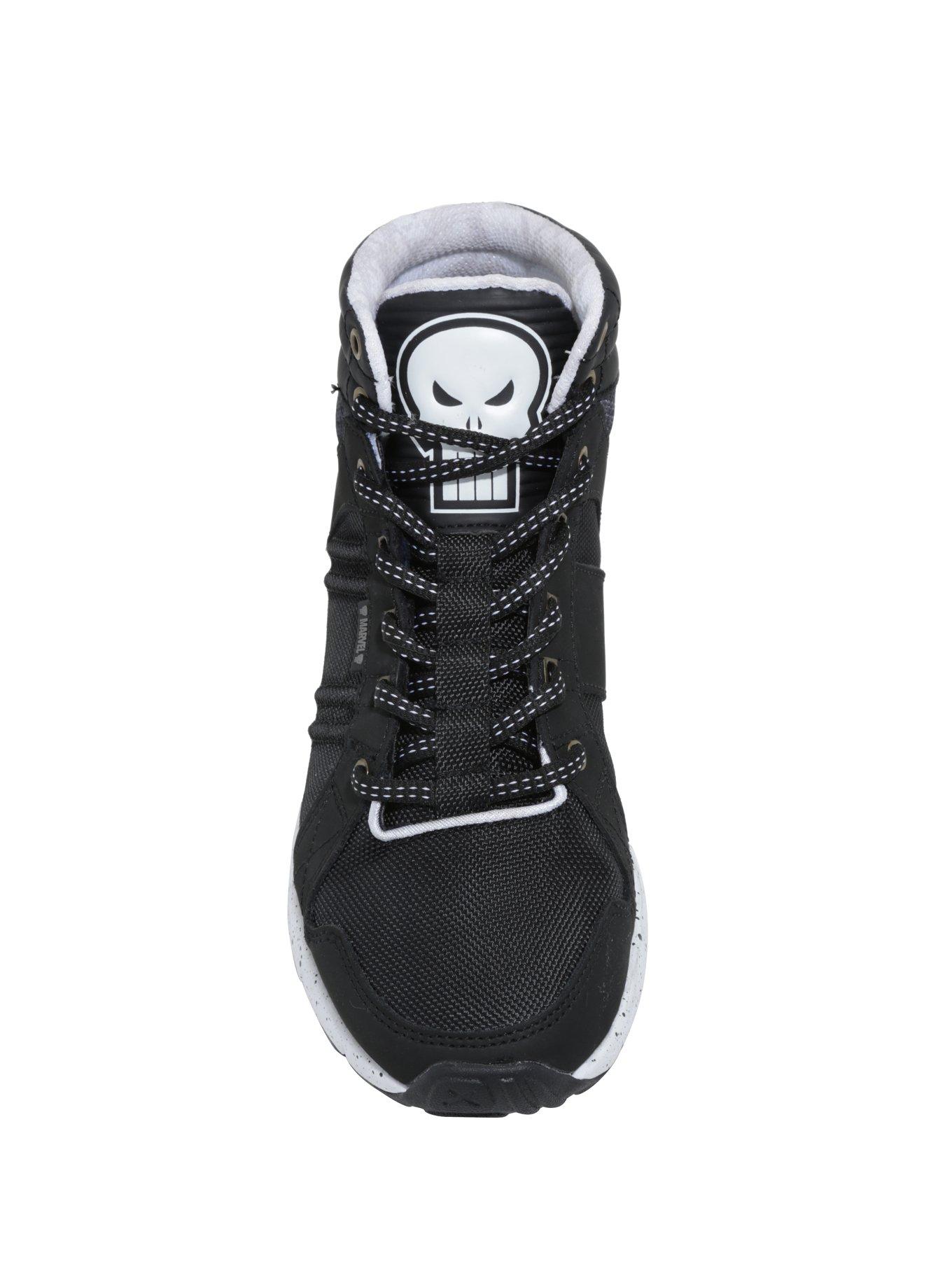 LA Gear Marvel Punisher Hi-Top Athletic Sneakers, , alternate