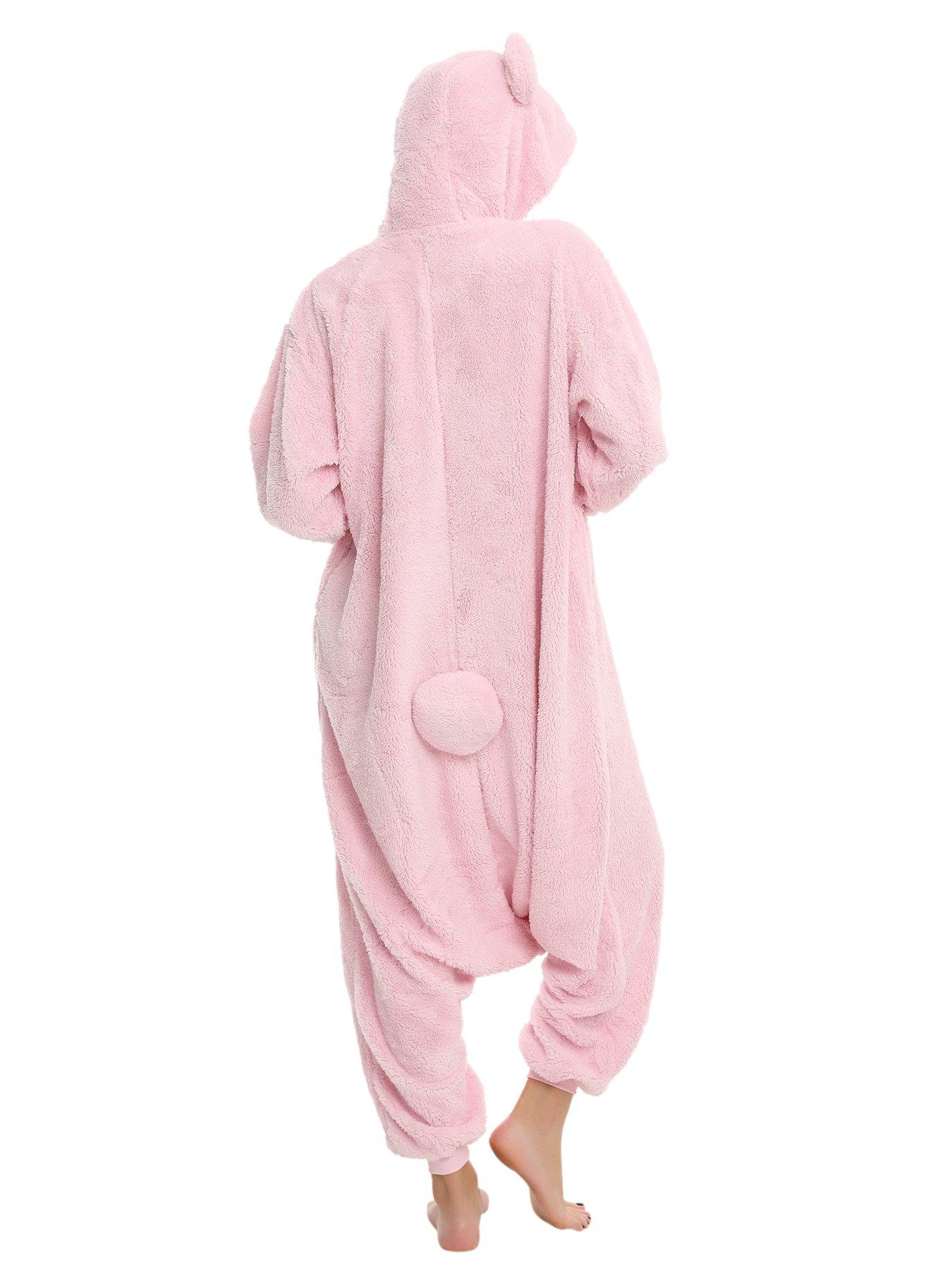 Pink Teddy Bear Kigurumi, , alternate