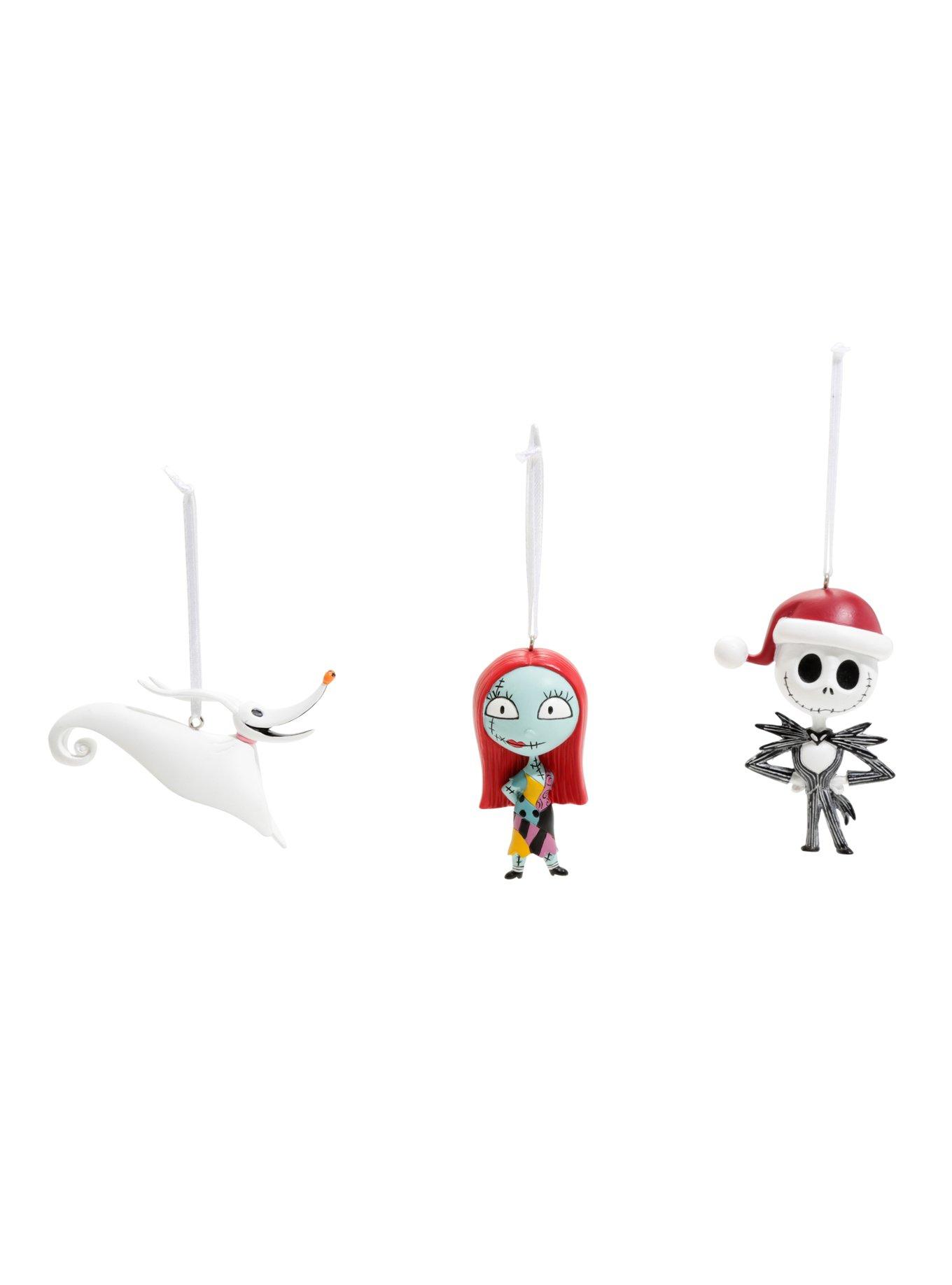 The Nightmare Before Christmas Jack Sally & Zero Ornament Set, , alternate