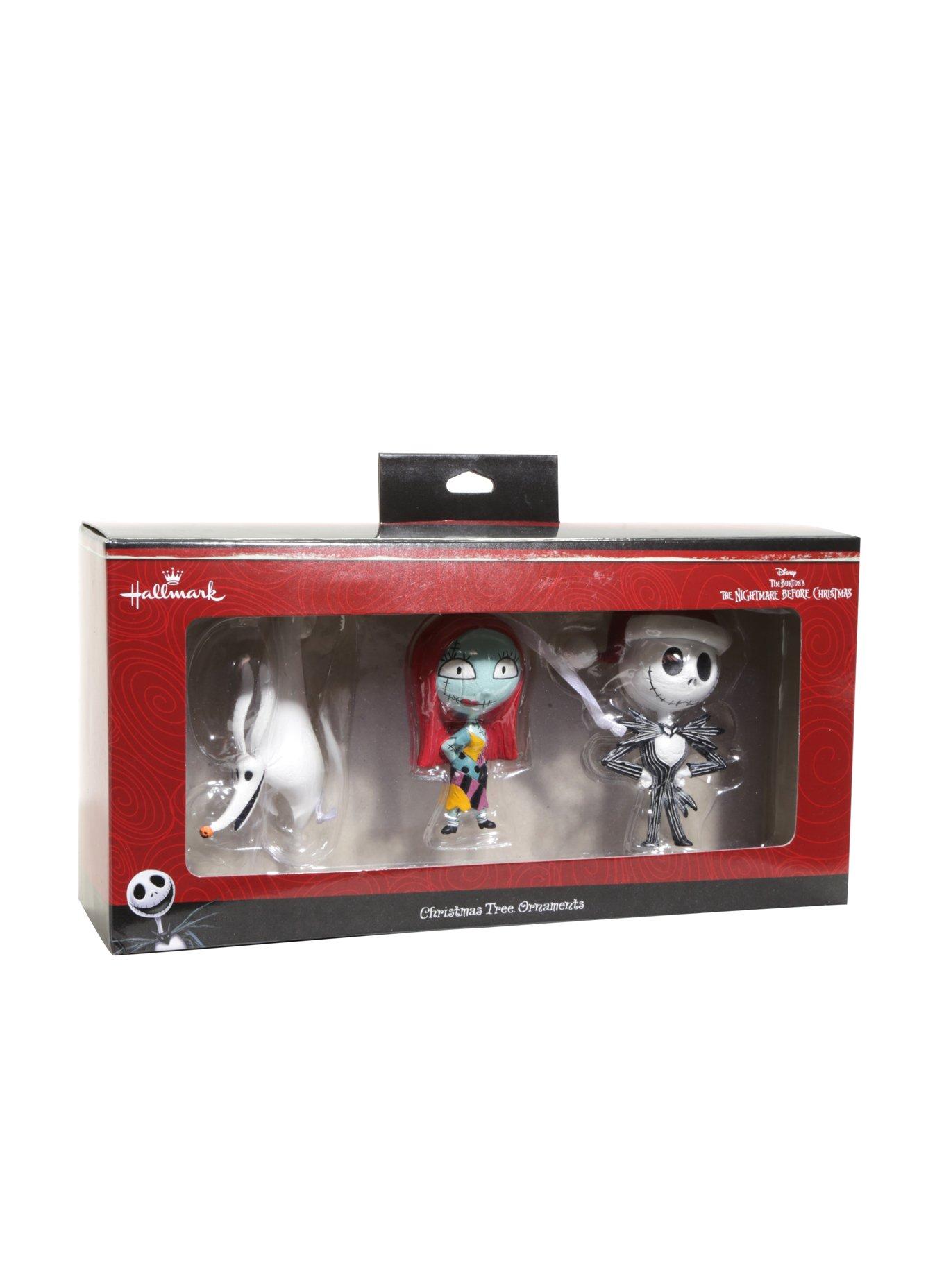 The Nightmare Before Christmas Jack Sally & Zero Ornament Set, , alternate