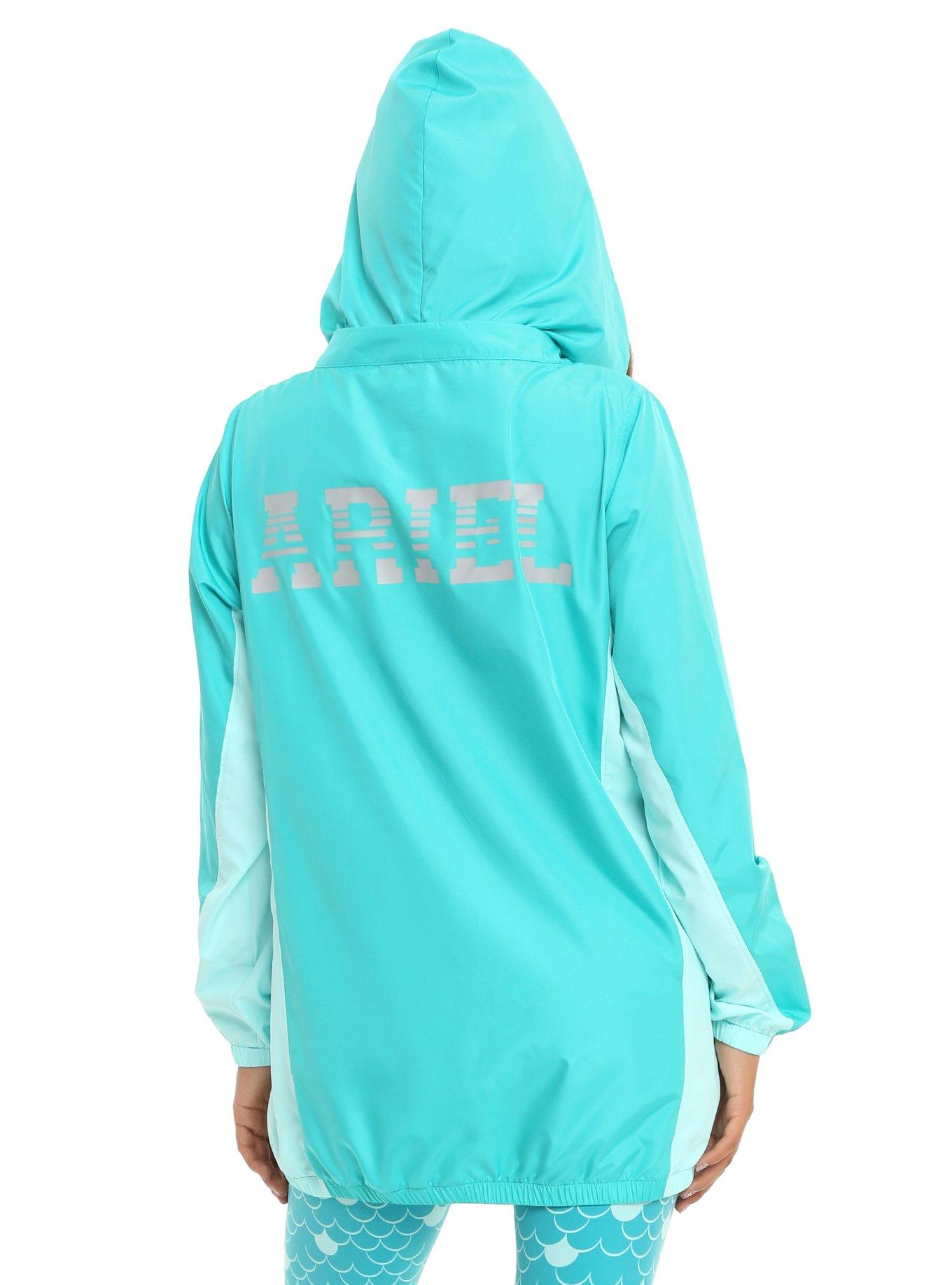 Disney The Little Mermaid Ariel Girls Active Windbreaker Jacket, , alternate