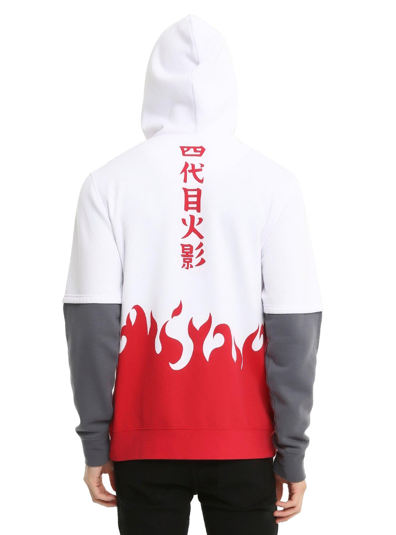 Naruto Shippuden Fourth Hokage Cosplay Hoodie, , alternate