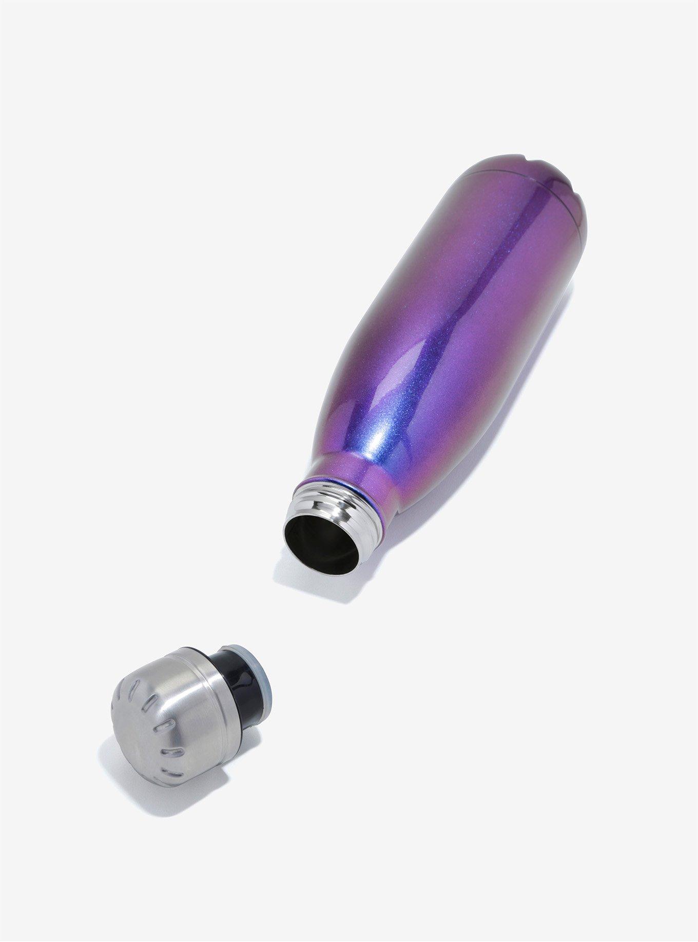 Pure Purple Iridescent Stainless Steel Water Bottle, , alternate