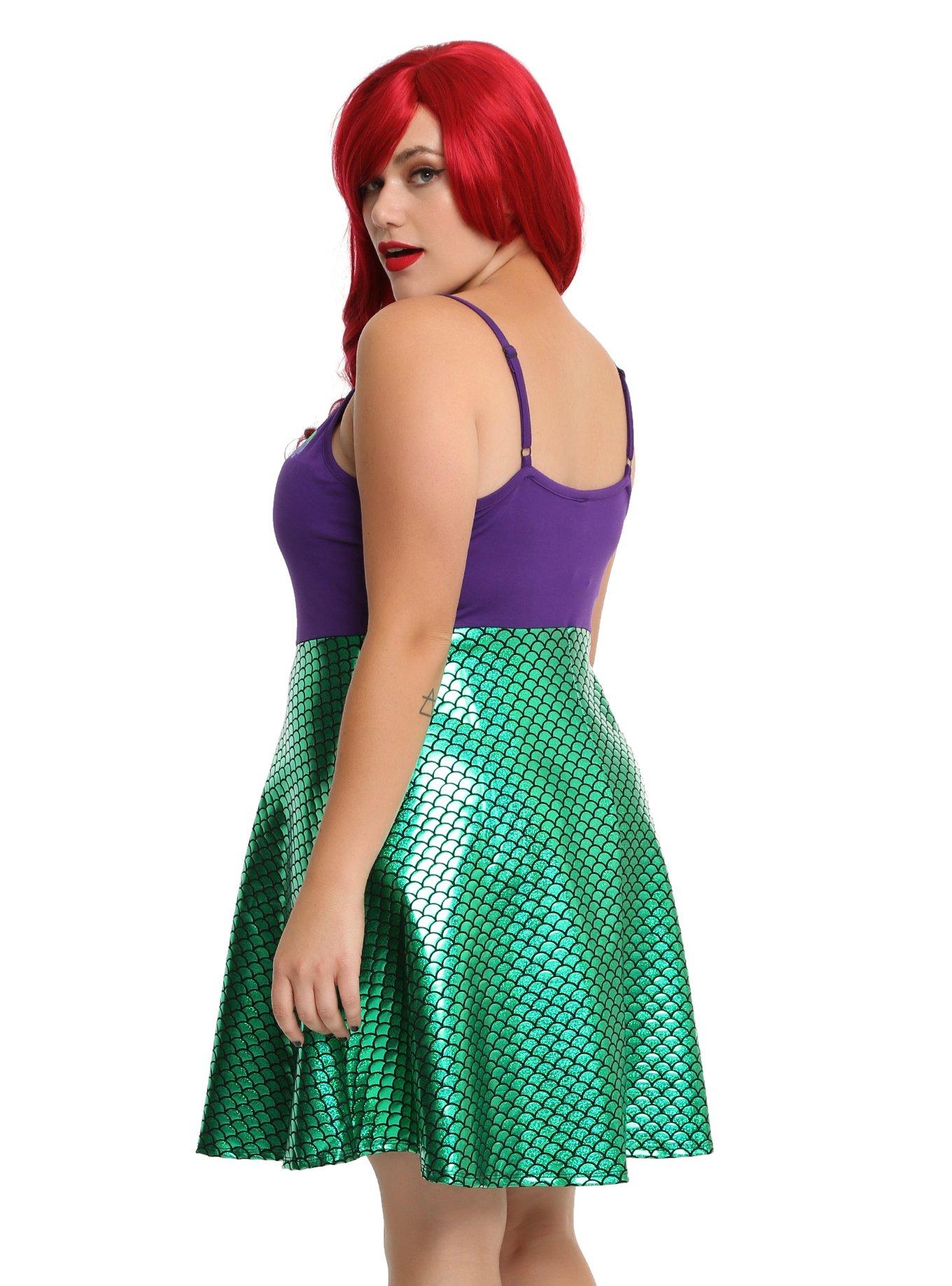 Disney The Little Mermaid Ariel At Sea Dress Plus Size, , alternate