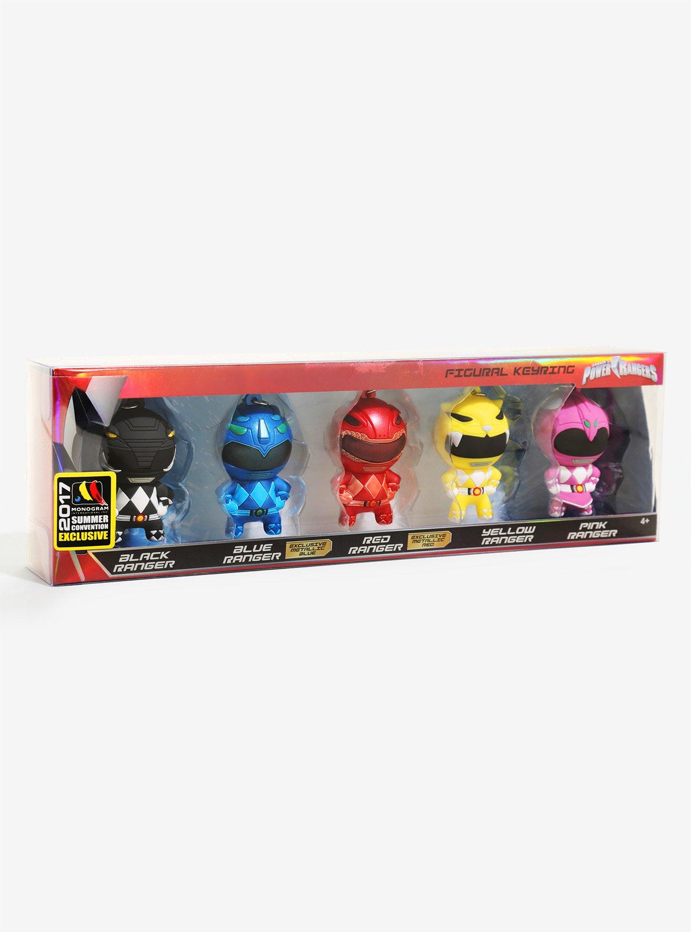 Mighty Morphin Power Rangers Key Chain Set - 2017 Summer Convention Exclusive, , alternate