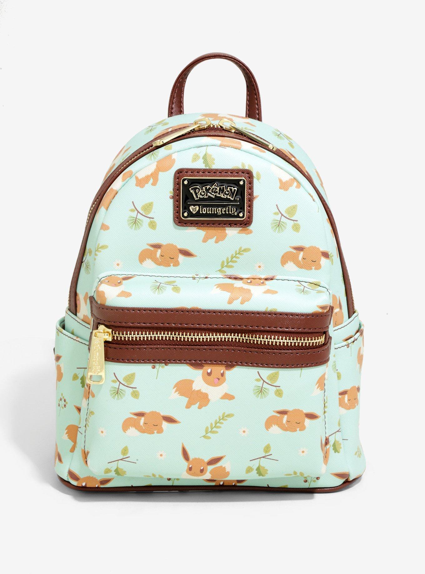 Loungefly Pokémon Eevee Floral Mini Backpack - BoxLunch Exclusive, , alternate