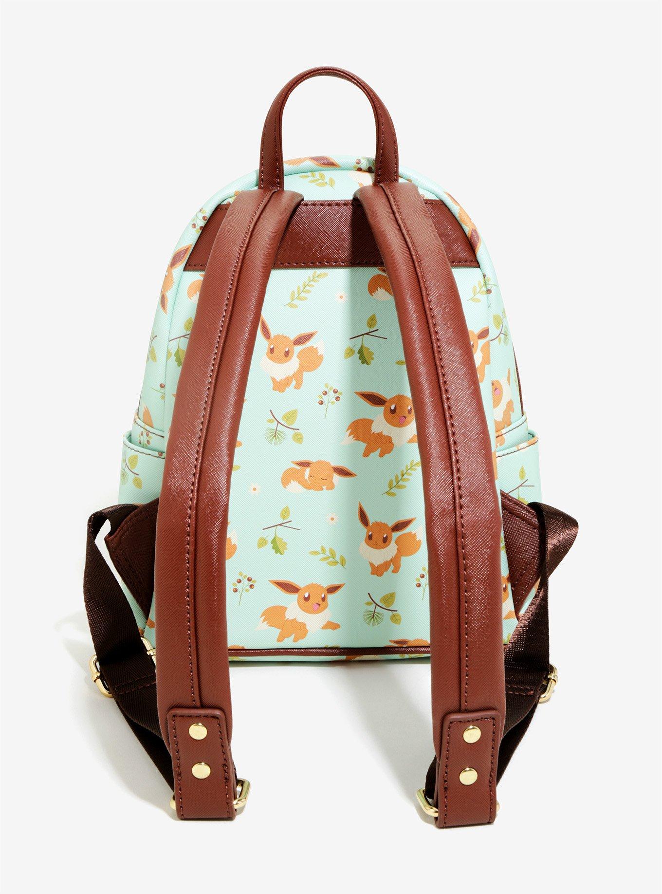 Loungefly Pokémon Eevee Floral Mini Backpack - BoxLunch Exclusive, , alternate