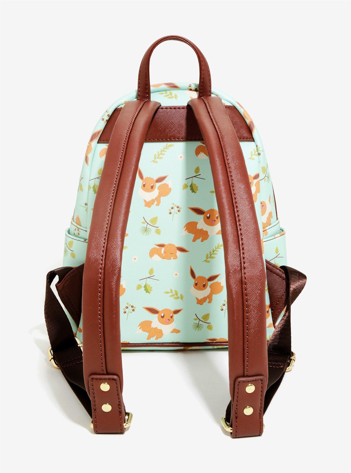 Loungefly Pok&eacute;mon Eevee Floral Mini Backpack - BoxLunch Exclusive, , alternate