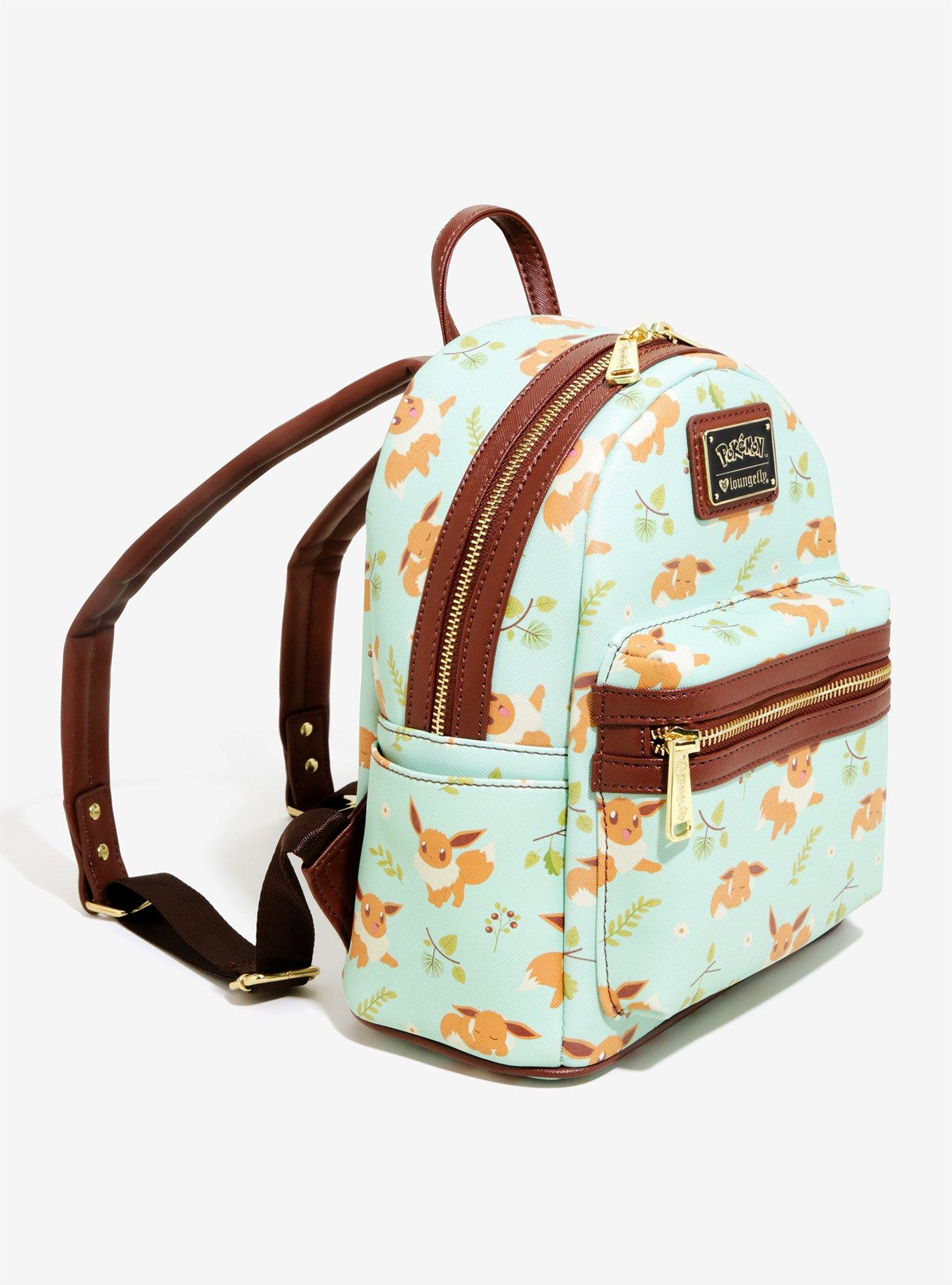 Loungefly Pok&eacute;mon Eevee Floral Mini Backpack - BoxLunch Exclusive, , alternate