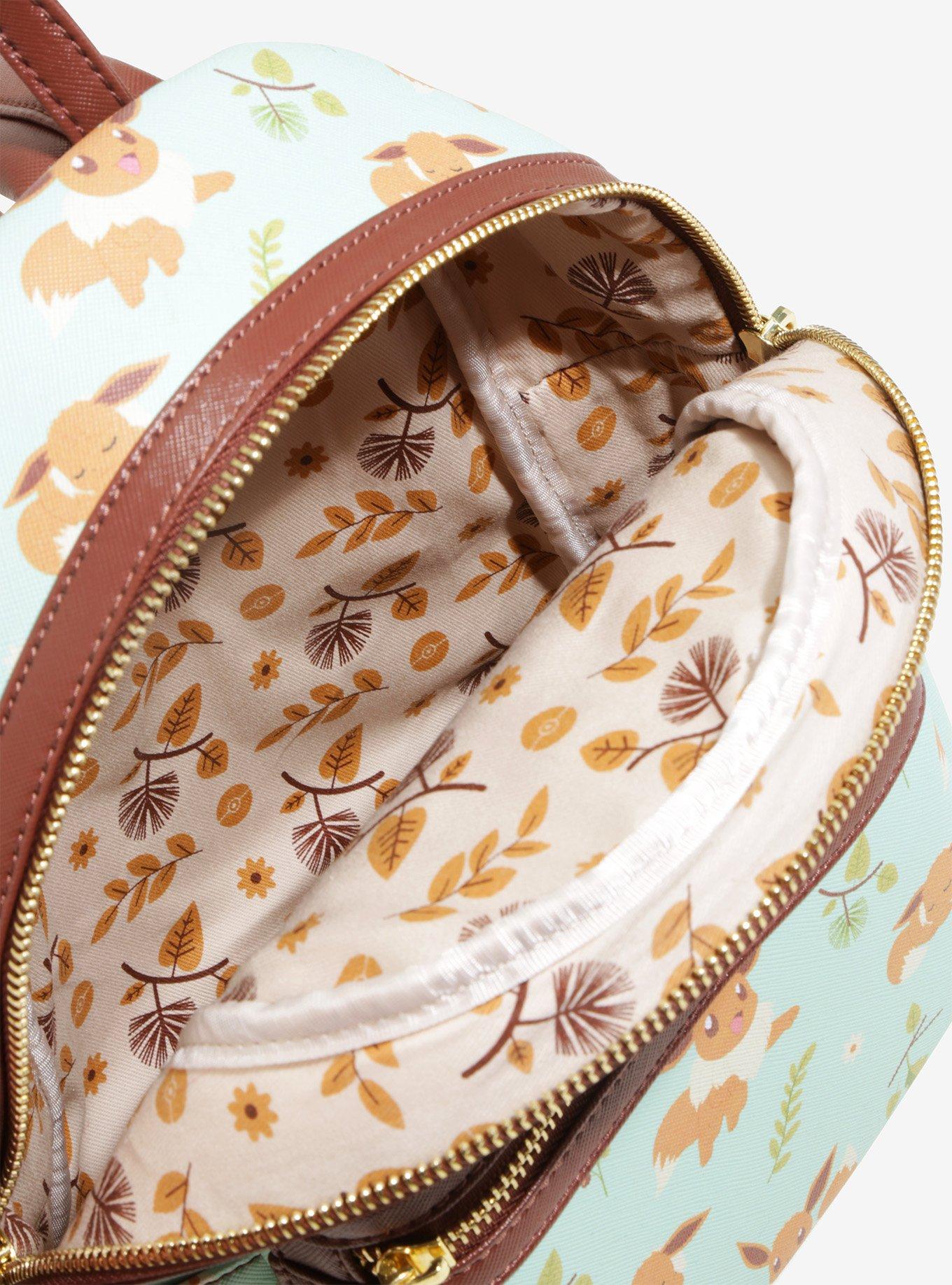 Loungefly Pok&eacute;mon Eevee Floral Mini Backpack - BoxLunch Exclusive, , alternate