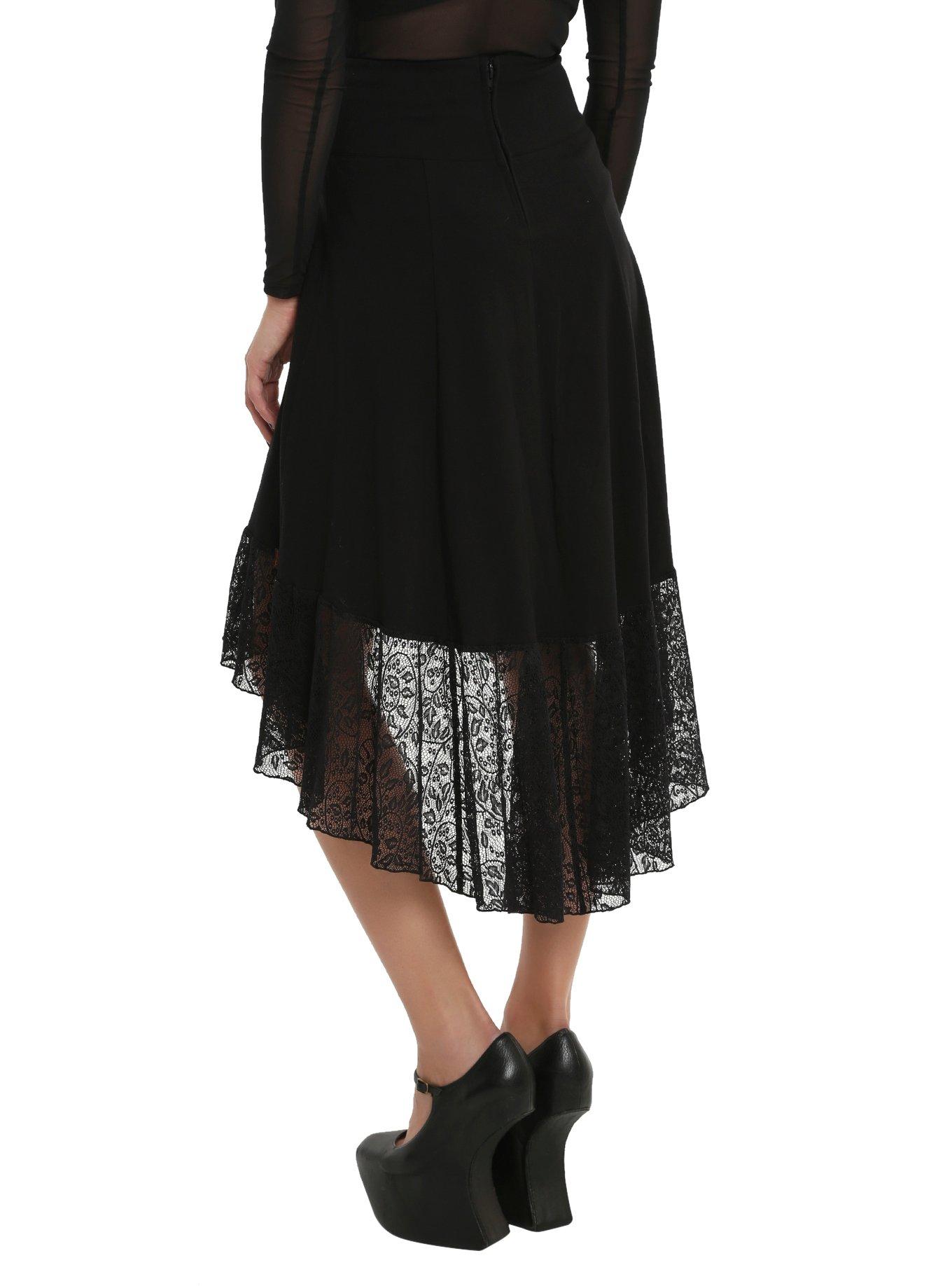 Tripp Black Lace Hi-Low, , alternate