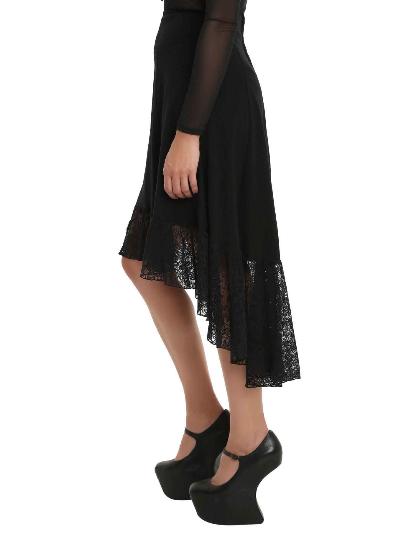 Tripp Black Lace Hi-Low, , alternate