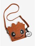 Loungefly Guardians Of The Galaxy I Am Groot Baby Groot Face Crossbody Bag, , alternate