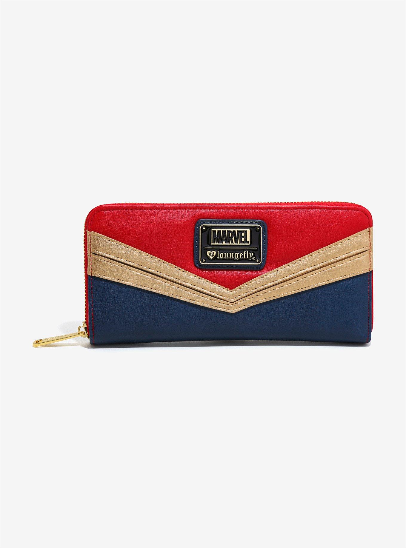 Loungefly Marvel Captain Marvel Zipper Wallet, , alternate