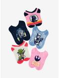 Star Wars Colorful Character No-Show Socks 5 Pair, , alternate