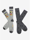 Disney Mickey Mouse Crew Socks 2 Pair - BoxLunch Exclusive, , alternate