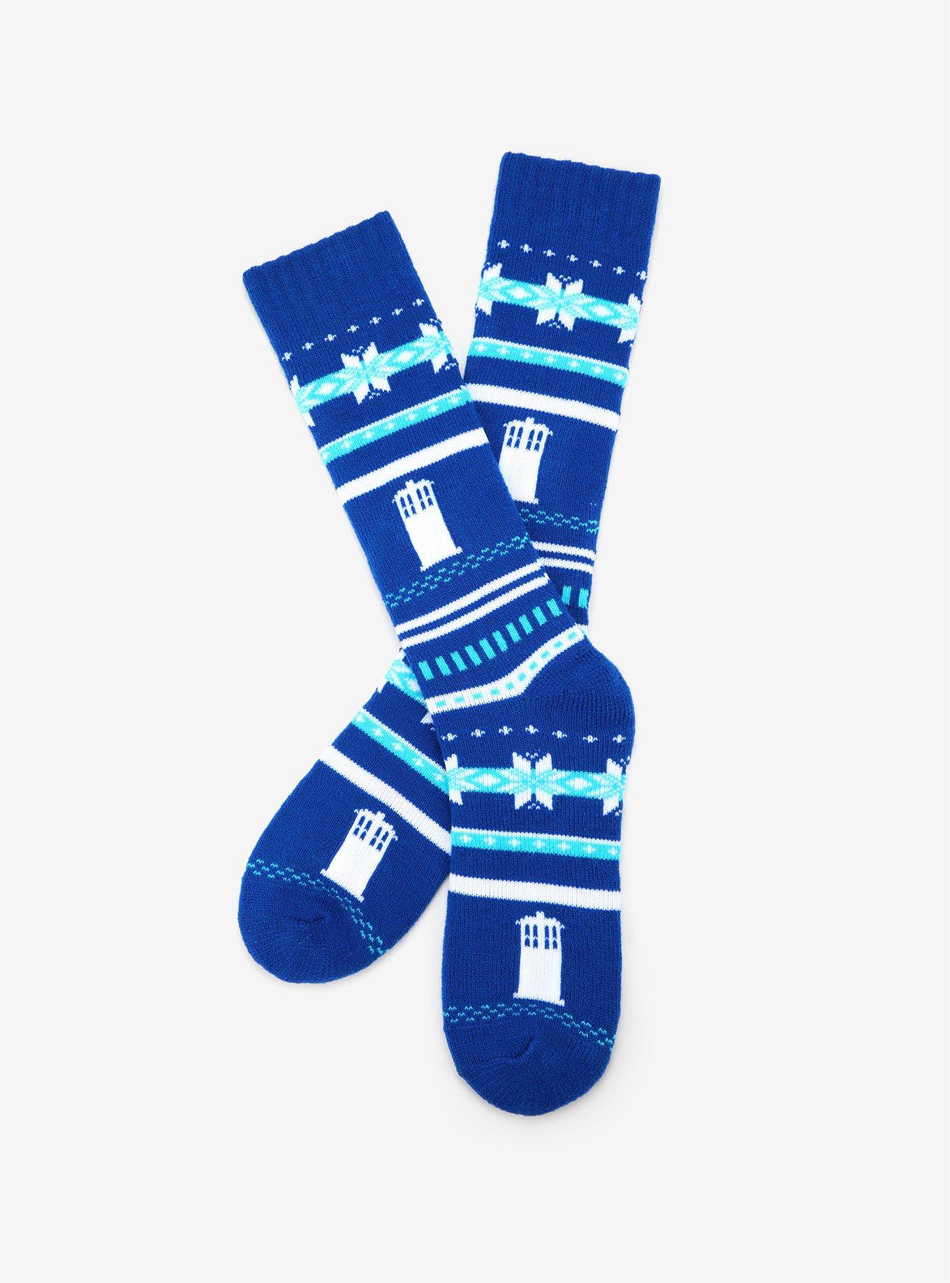 Doctor Who TARDIS Crew Socks, , alternate