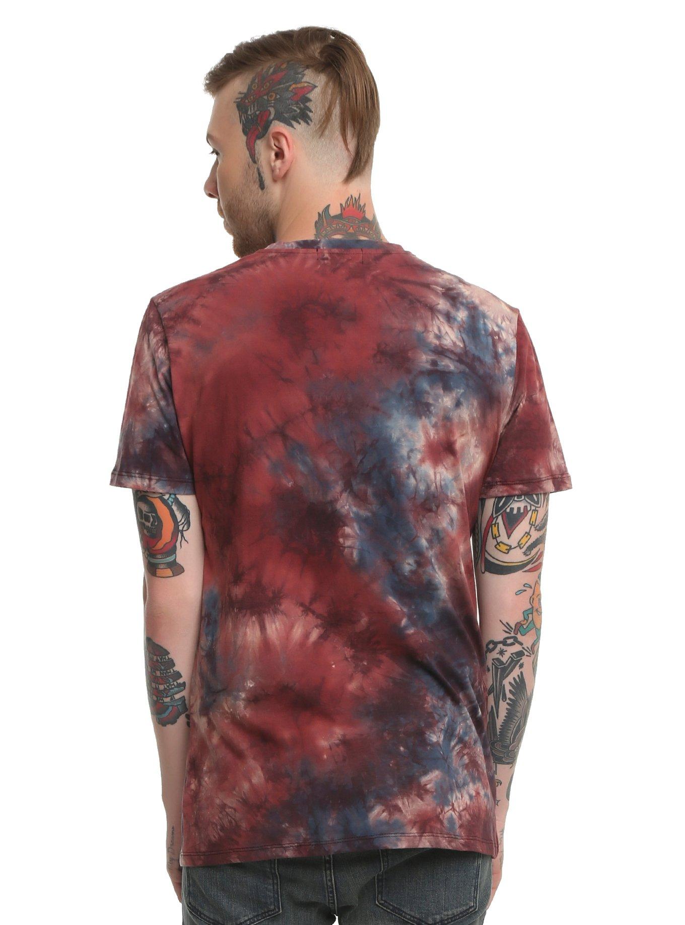 Red Tie Dye T-Shirt, , alternate