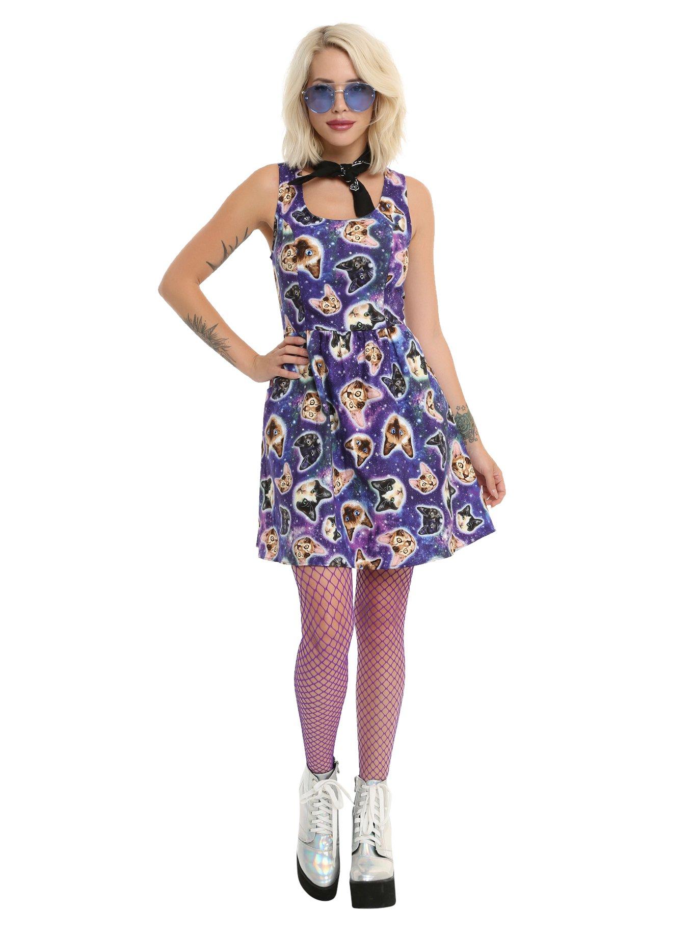 Space Cat Dress, , alternate