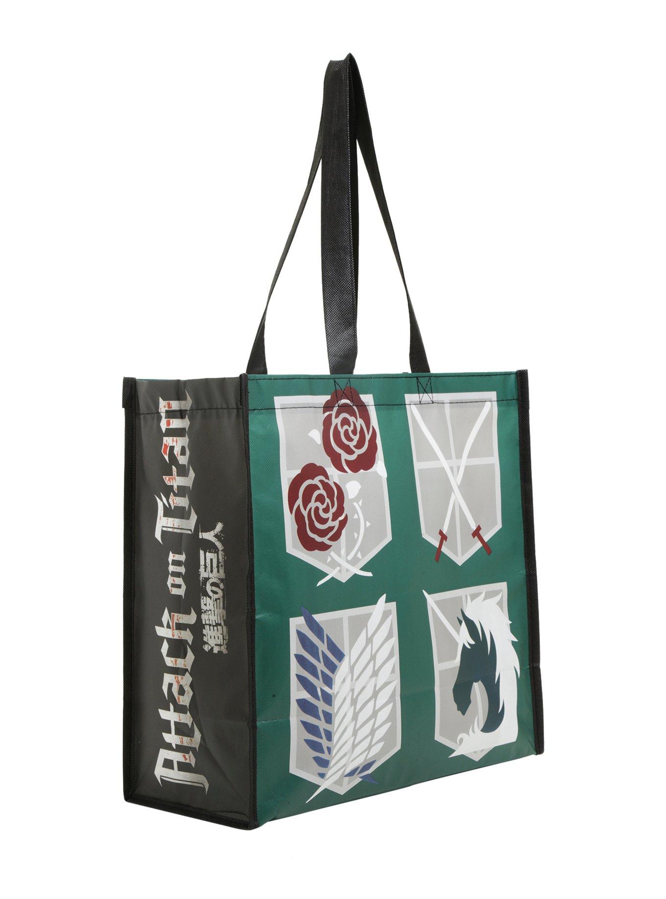 Attack On Titan Military Reusable Tote, , alternate