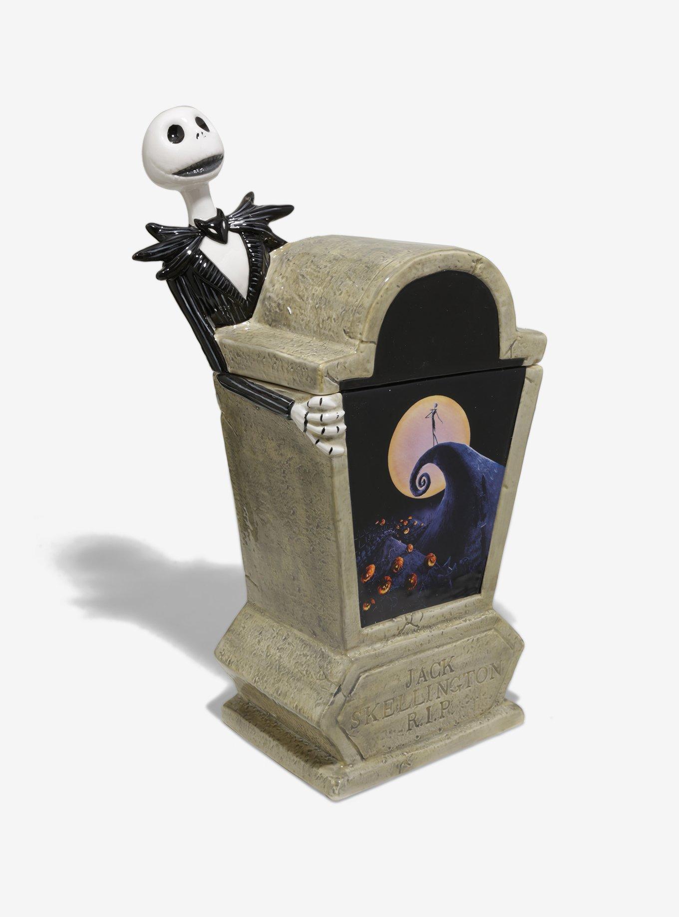 The Nightmare Before Christmas Jack Skellington Tombstone Cookie Jar, , alternate