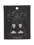 Alien UFO Get In Loser Stud Earrings Set, , alternate