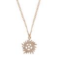 Supernatural Anti-Possession Symbol Dainty Rose Gold Necklace, , alternate