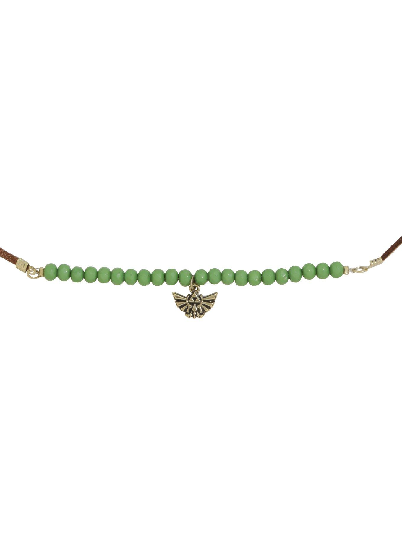 The Legend Of Zelda Triforce Suede Choker, , alternate