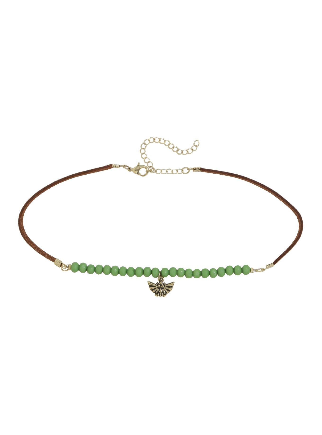 The Legend Of Zelda Triforce Suede Choker, , alternate