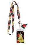 Disney Beauty And The Beast Stained Glass Art Lanyard, , alternate